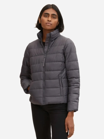 Куртка ultra lightweight jacket 1031313-15417 Tom Tailor L Темно-сірий 1031313-15417 фото 1 — інтернет-магазин Tapok