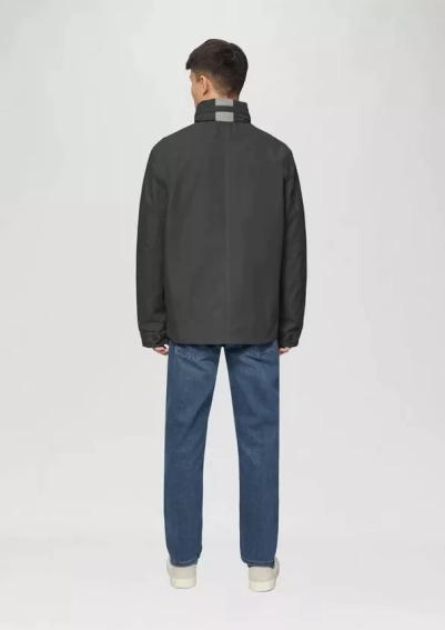Куртка Utility-style jacket with hood 2161159.9581 s.Oliver L Темно-серый 2161159.9581 фото 2 — интернет-магазин Tapok