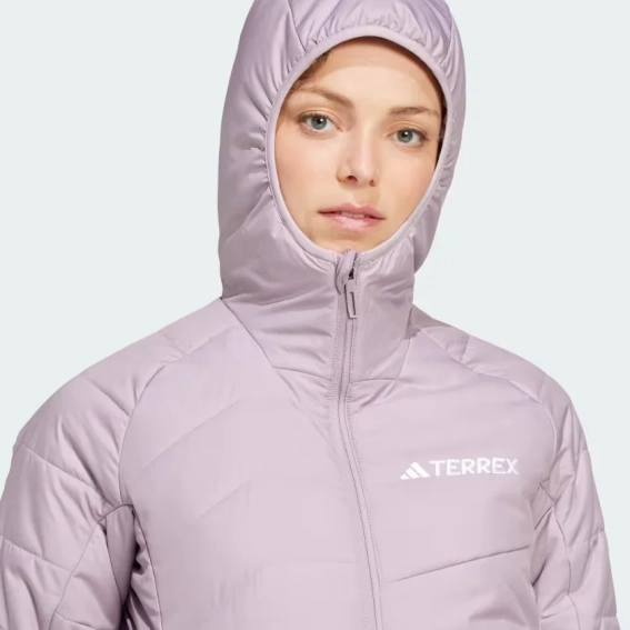 Куртка W MT INS HO JKT IM8198 Adidas L Бузковий IM8198 фото 4 — інтернет-магазин Tapok