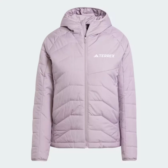 Куртка W MT INS HO JKT IM8198 Adidas L Бузковий IM8198 фото 6 — інтернет-магазин Tapok