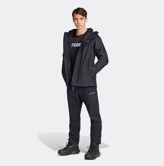 Куртка XPL FLEECE 3IN1 IX5628 Adidas L Чорний IX5628 фото 4 — інтернет-магазин Tapok