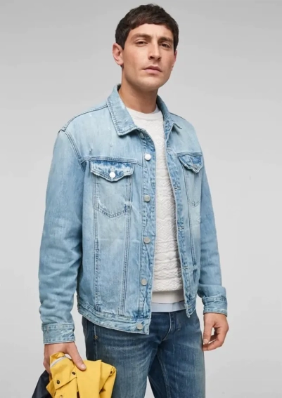 Куртка джинсовая 13.1Q1.51.2934-53Z4 s.Oliver M Голубой 13.1Q1.51.2934-53Z4 фото 1 — интернет-магазин Tapok