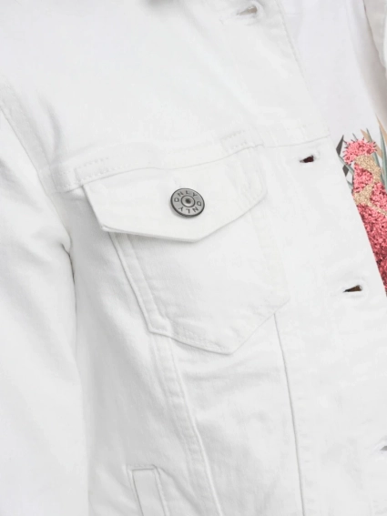 Куртка джинсовая ONLTIA DNM JACKET COL PIM NOOS 15177238-White ONLY 36 Белый 15177238-White фото 3 — интернет-магазин Tapok