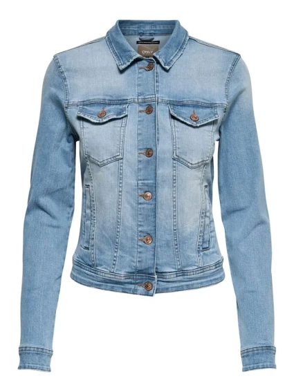 Куртка джинсовая ONLTIA LIFE DNM JACKET BB LB BEX179 NOOS 15177241-Light Blue Denim ONLY 38 Голубой 15177241-Light Blue Denim фото 4 — интернет-магазин Tapok