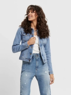 Куртка джинсова ONLWESTA LIFE LS DNM JACKET CC PIM100221 15192447-Light Blue Denim ONLY 34 Блакитний 15192447-Light Blue Denim