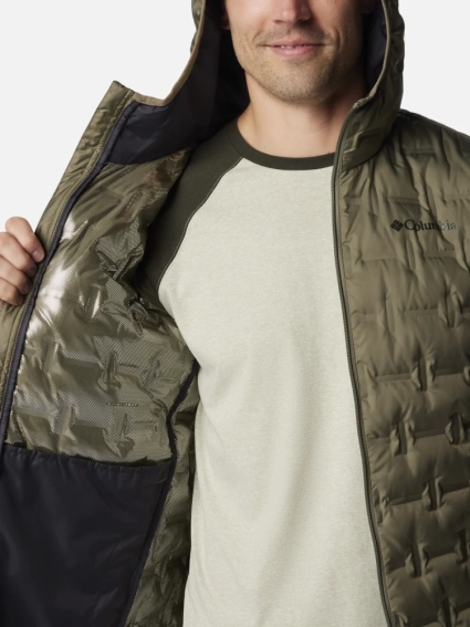 Куртка пухова Delta Ridge™ II Down Hooded Jacket 2086221CLB-397 Columbia S Хакі 2086221CLB-397 фото 5 — інтернет-магазин Tapok
