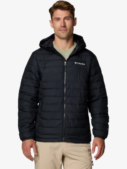 Куртка утеплена Powder Lite™ II Jacket Hooded 2086941CLB-010 Columbia S (46) Чорний 2086941CLB-010 фото 1 — інтернет-магазин Tapok