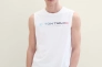 Майка Tanktop with logo print 1041866ХХ20000 Tom Tailor L Белый 1041866ХХ20000 Фото 1