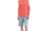 Майка Tanktop with logo print 1041866ХХ26202 Tom Tailor L Коралловый 1041866ХХ26202 Фото 3