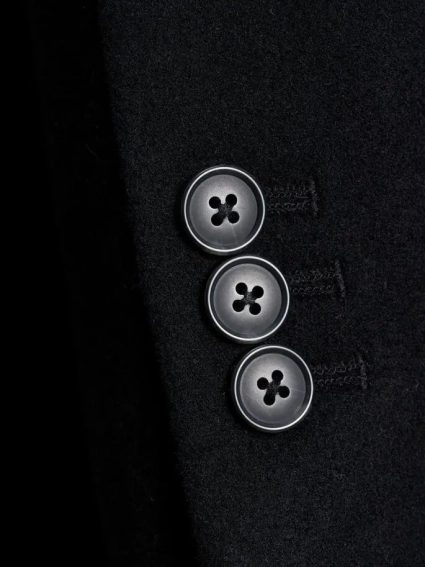 Пальто JJEMOULDER WOOL COAT SN 12171374-Black Jack&Jones L Чорний 12171374-Black фото 4 — інтернет-магазин Tapok