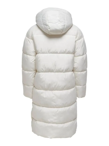 Пальто ONLAMANDA LONG PUFFER COAT CC OTW 15233425-Cloud Dancer ONLY L Білий 15233425-Cloud Dancer фото 5 — інтернет-магазин Tapok