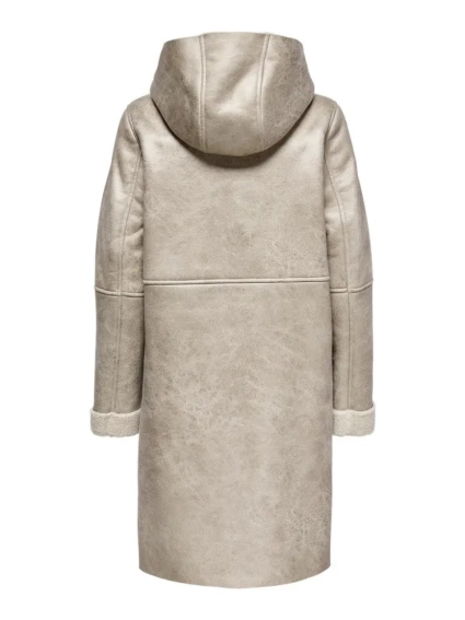 Пальто ONLALBERTE BONDED COAT OTW 15239484-Pumice Stone ONLY L Бежевий 15239484-Pumice Stone фото 2 — інтернет-магазин Tapok