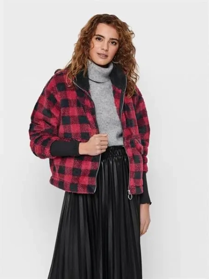 Пальто ONLDALINA L/S TEDDY SWT 15216686 Black ONLY L Красный 15216686Black фото 1 — интернет-магазин Tapok