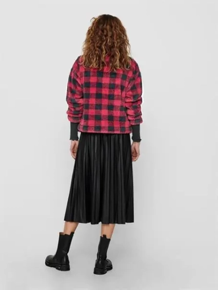 Пальто ONLDALINA L/S TEDDY SWT 15216686 Black ONLY L Красный 15216686Black фото 3 — интернет-магазин Tapok