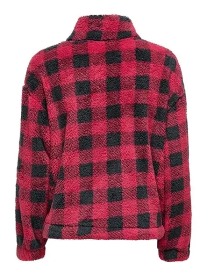 Пальто ONLDALINA L/S TEDDY SWT 15216686 Black ONLY L Красный 15216686Black фото 5 — интернет-магазин Tapok