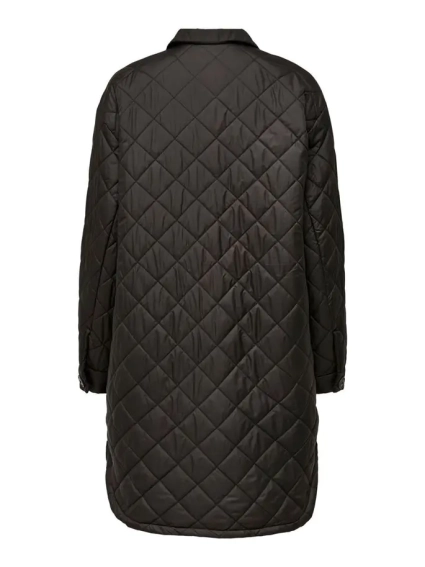 Пальто ONLTANZIA LONG QUILTED SHACKET CC OTW 15228453-Black ONLY M Чорний 15228453-Black фото 5 — інтернет-магазин Tapok