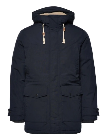 Парка JJEMASH TEDDY PARKA SN 12211771-Dark Navy Jack&Jones L Темно-синій 12211771-Dark Navy фото 1 — інтернет-магазин Tapok