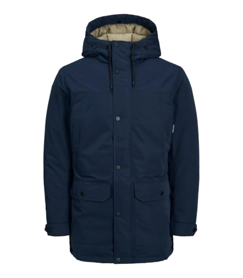 Парка JJWINNER PARKA NO FUR 12218773-Navy Blazer Jack&Jones L Темно-синій 12218773-Navy Blazer фото 5 — інтернет-магазин Tapok