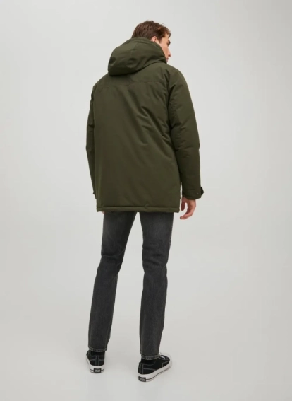 Парка JJWINNER PARKA NO FUR 12218773-Rosin Jack&Jones L Хакі 12218773-Rosin фото 2 — інтернет-магазин Tapok