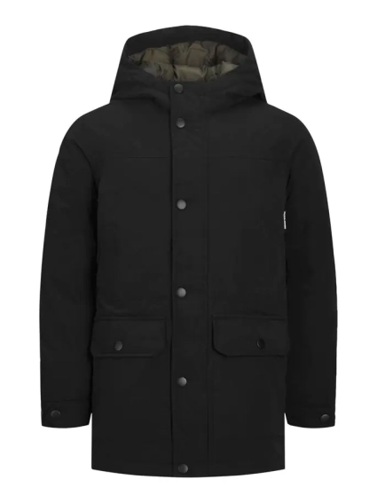 Парка JJWINNER PARKA NO FUR JNR 12220838-Black Jack&Jones 152 Чорний 12220838-Black фото 7 — інтернет-магазин Tapok