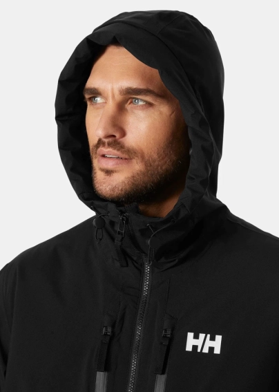 Парка PARK INS RAIN PARKA 54002-990 HELLY HANSEN L Черный 54002-990 фото 3 — интернет-магазин Tapok