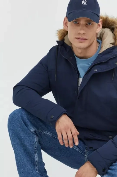 Парка PKTBPR WIND PARKA JACKET 12213212-Navy Blazer Jack&amp;Jones L Темно-синий 12213212-Navy Blazer фото 3 — интернет-магазин Tapok