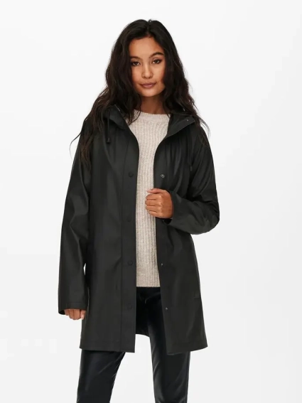 Плащ дождевик ONLELLEN RAINCOAT CC OTW 15234052-Black ONLY L Черный 15234052-Black фото 3 — интернет-магазин Tapok