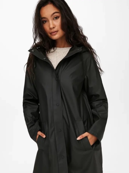 Плащ дождевик ONLELLEN RAINCOAT CC OTW 15234052-Black ONLY L Черный 15234052-Black фото 5 — интернет-магазин Tapok