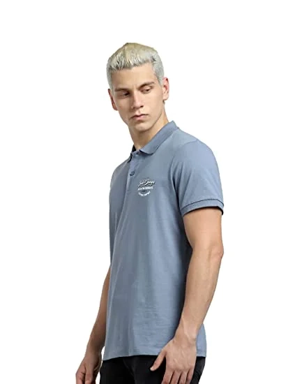 Поло JJANDY POLO SS 12223714-Flint Stone-Print:SMALL scale Jack&amp;Jones M Голубой 12223714-Flint Stone-Prin фото 3 — интернет-магазин Tapok