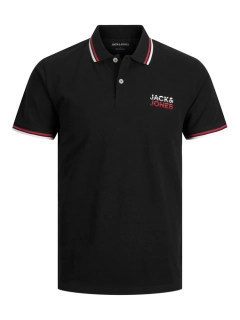 Поло JJATLAS POLO SS 12221012-Black Jack&Jones L Чорний 12221012-Black