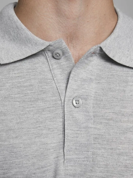 Поло JJHERO POLO SS CAT 12175087 Grey Melange Jack&amp;Jones S Серый 12175087GreyMelange фото 3 — интернет-магазин Tapok