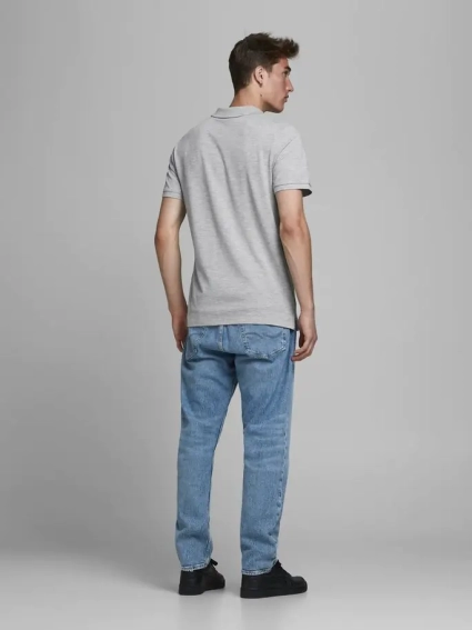 Поло JJHERO POLO SS CAT 12175087 Grey Melange Jack&amp;Jones S Серый 12175087GreyMelange фото 5 — интернет-магазин Tapok