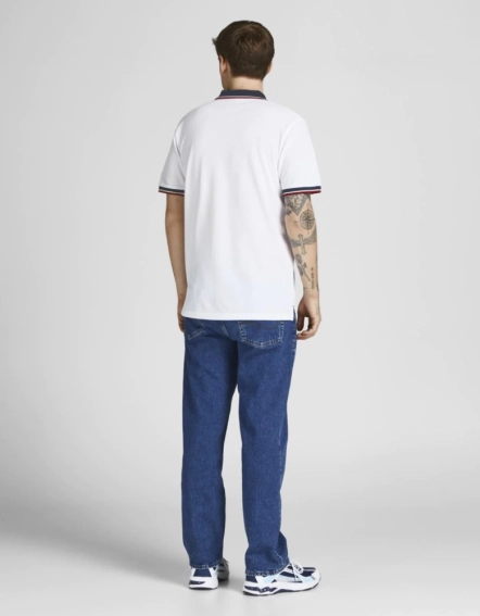 Поло JPRBLUWIN POLO SS NOOS 12169064-Cloud Dancer-Fit: REG SOLID Jack&amp;Jones L Белый 12169064-Cloud Dancer-Fit фото 2 — интернет-магазин Tapok