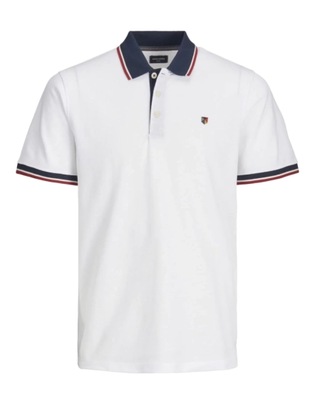 Поло JPRBLUWIN POLO SS NOOS 12169064-Cloud Dancer-Fit: REG SOLID Jack&amp;Jones L Белый 12169064-Cloud Dancer-Fit фото 5 — интернет-магазин Tapok