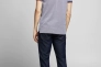 Поло JPRBLUWIN POLO SS NOOS 12169064-Mood Indigo-Fit:REG W. WHISPER WHITE Jack&Jones L Сірий 12169064-Mood Indigo-Fit: Фото 2