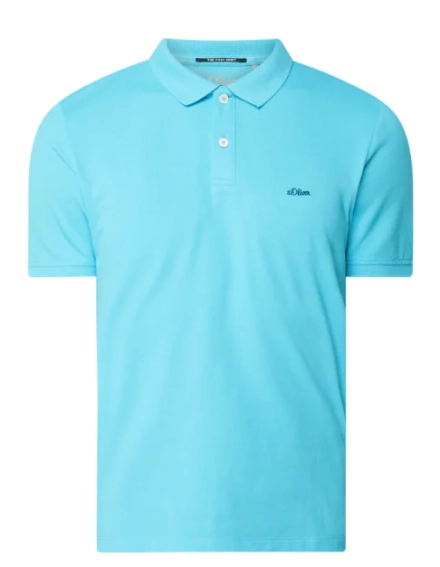 Поло T-shirt  REGULAR FIT 13.1Q1.35.2843-6241 s.Oliver M Блакитний 13.1Q1.35.2843-6241 фото 1 — інтернет-магазин Tapok