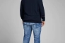 Пуловер JJEBASIC KNIT CREW NECK PS 12144038-Navy Blazer Jack&Jones PLUS 2XL Темно-синій 12144038-Navy Blazer Фото 2