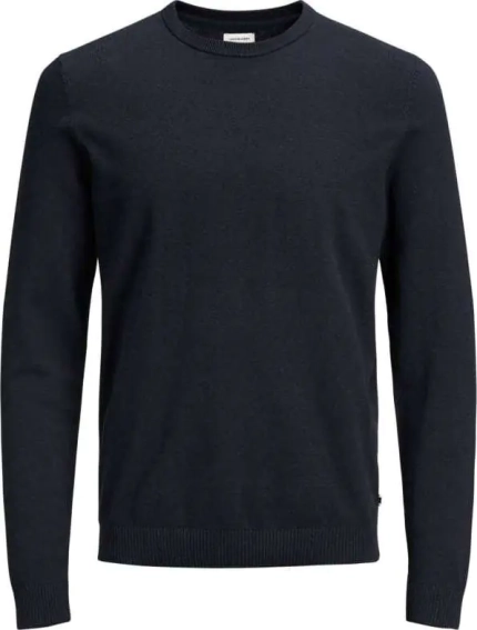 Пуловер JJEBASIC KNIT CREW NECK PS 12144038-Navy Blazer Jack&Jones PLUS 2XL Темно-синій 12144038-Navy Blazer фото 5 — інтернет-магазин Tapok