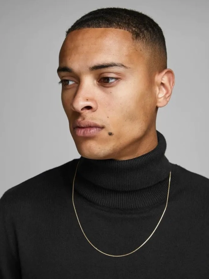 Пуловер JJEEMIL KNIT ROLL NECK NOOS 12157417-Black Jack&Jones M Чорний 12157417-Black фото 3 — інтернет-магазин Tapok