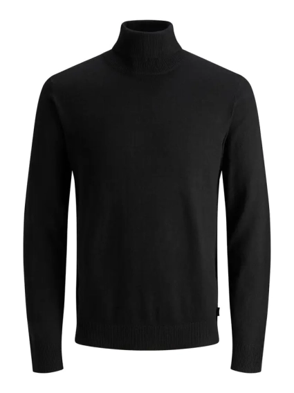 Пуловер JJEEMIL KNIT ROLL NECK NOOS 12157417-Black Jack&Jones M Чорний 12157417-Black фото 5 — інтернет-магазин Tapok