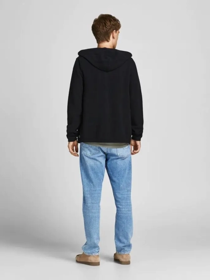 Пуловер JJEHILL KNIT CARDIGAN NOOS 12190154-Black Jack&amp;Jones S Черный 12190154-Black фото 2 — интернет-магазин Tapok