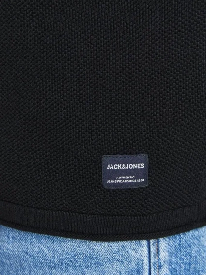 Пуловер JJEHILL KNIT CARDIGAN NOOS 12190154-Black Jack&amp;Jones S Черный 12190154-Black фото 4 — интернет-магазин Tapok