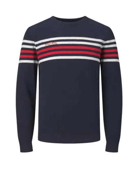 Пуловер JJSCHMIDT KNIT CREW NECK 12201515-Navy Blazer Jack&amp;Jones L Темно-синий 12201515-Navy Blazer фото 1 — интернет-магазин Tapok