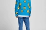 Пуловер JORSMILE KNIT CREW NECK KA KNT21 12206857-Hawaiian Ocean-Fit:WIDE Jack&Jones M Блакитний 12206857-Hawaiian Ocean-F Фото 2