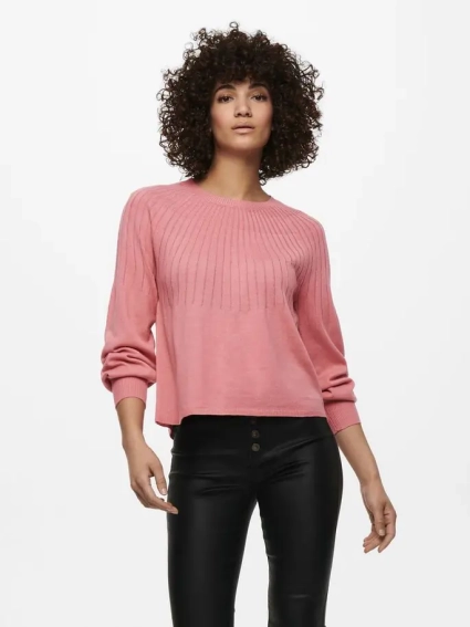 Пуловер ONLAMALIA L/S PULLOVER CC KNT 15219325 Blush ONLY M Розовий 15219325Blush фото 3 — інтернет-магазин Tapok