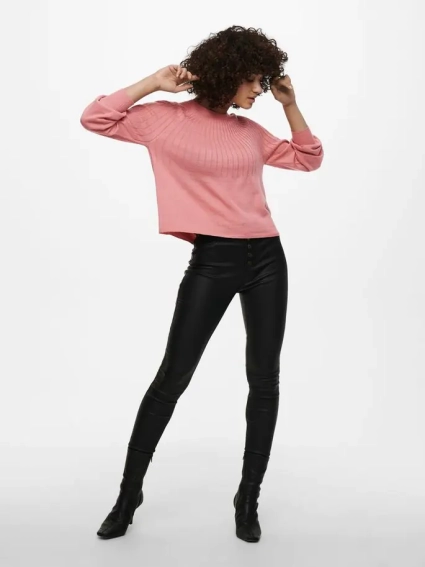 Пуловер ONLAMALIA L/S PULLOVER CC KNT 15219325 Blush ONLY M Розовий 15219325Blush фото 4 — інтернет-магазин Tapok