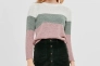 Пуловер ONLGEENA L/S BLOCK PULLOVER KNT 15161415-Cloud Dancer-Stripes:W. CHINOIS GREEN/ROS ONLY 15161415-Cloud Dancer-Str Фото 1