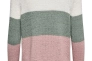 Пуловер ONLGEENA L/S BLOCK PULLOVER KNT 15161415-Cloud Dancer-Stripes:W. CHINOIS GREEN/ROS ONLY 15161415-Cloud Dancer-Str Фото 5