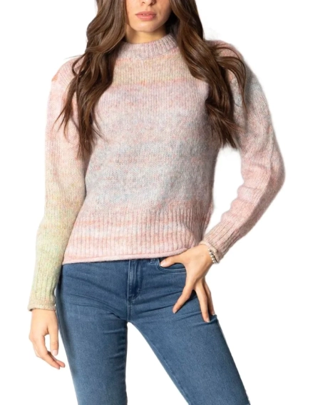 Пуловер ONLGRACE LIFE L/S PULLOVER EX KNT 15231323-Pink Nectar-Detail:W. MELANGE ONLY S Розовый 15231323-Pink Nectar-Deta фото 1 — интернет-магазин Tapok