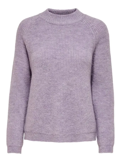Пуловер ONLJADE L/S PULLOVER KNT NOOS 15179813-Orchid Petal ONLY L Сиреневый 15179813-Orchid Petal-Det фото 3 — интернет-магазин Tapok